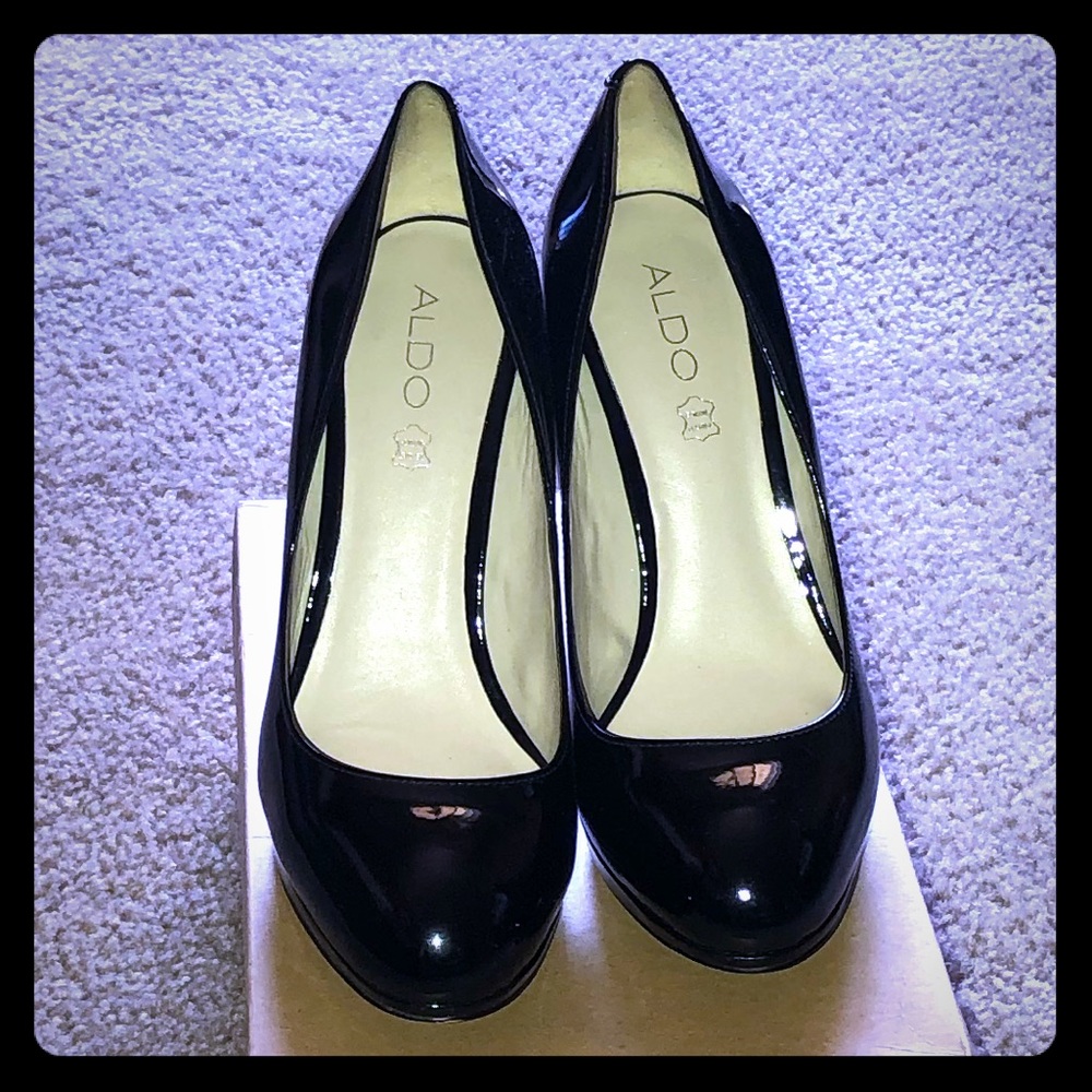 Aldo Black Platform shoes